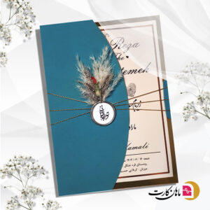 کارت ویژه مخمل فیروزه ای